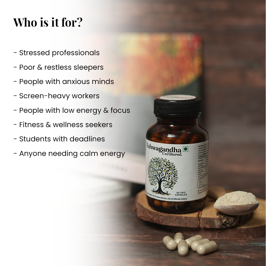 Unfiltered Ashwagandha Capsules