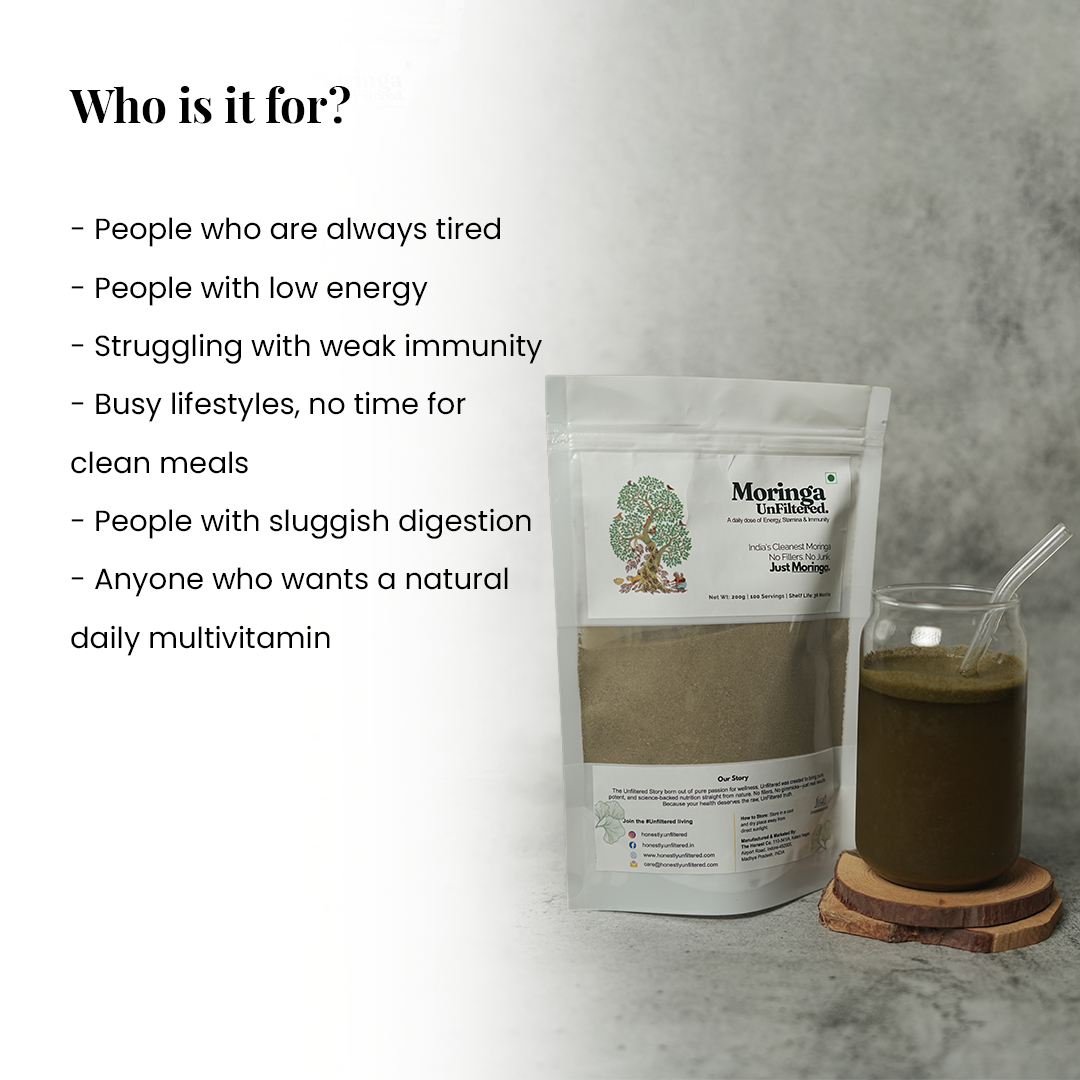 Unfiltered Moringa Powder