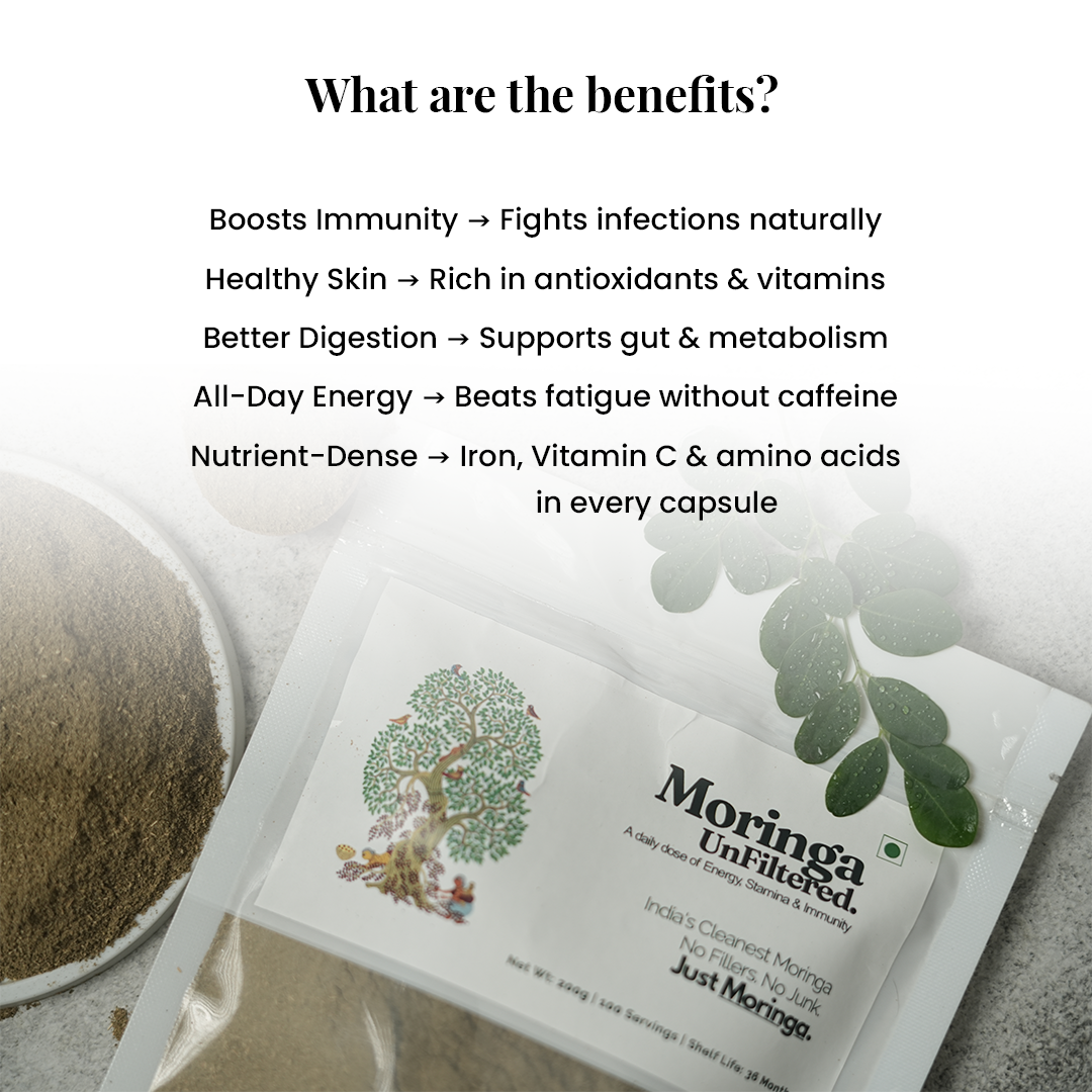 Unfiltered Moringa Powder